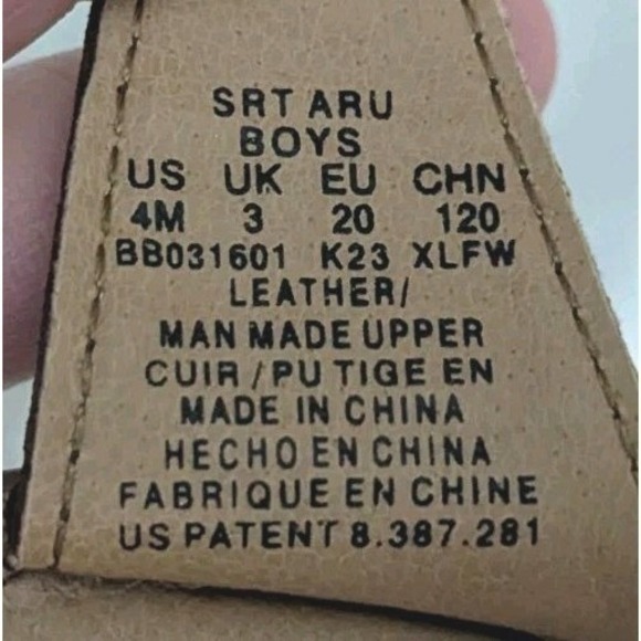 Stride Rite Little Boys Toddler SRT ARU Sandals Leather Lined Memory Foam Size 4 - Picture 8 of 8